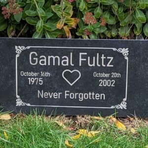 Outdoor Slate Marker