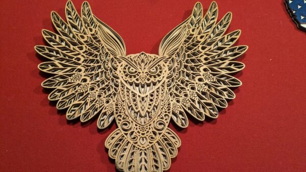 3D Wooden Eagle