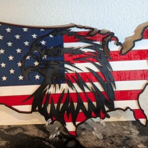 American Flag (Bald Eagle)